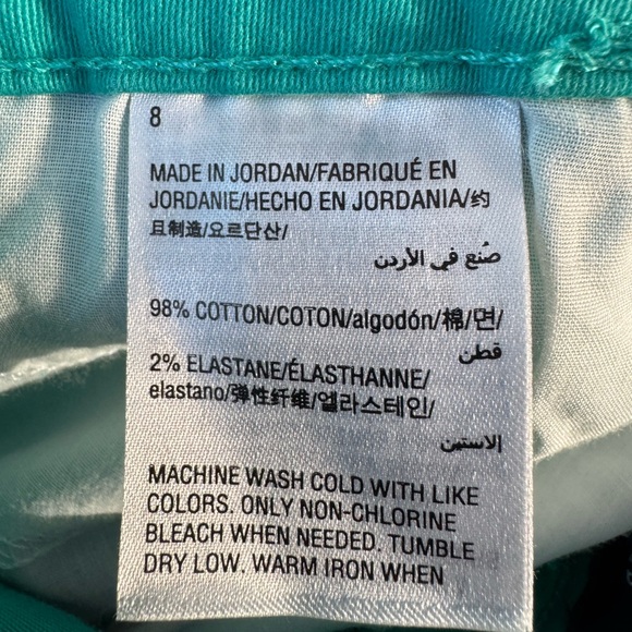 Charter Club Turquoise Bristol Capris - Picture 8 of 8